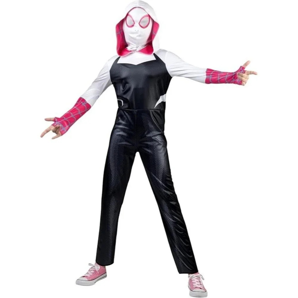 Jazwares MARVEL Spider-Gwen Official Youth Halloween Costume Child's M 7-8 Med - Picture 5 of 9
